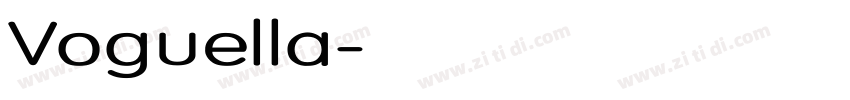 Voguella字体转换