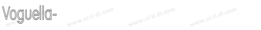 Voguella字体转换
