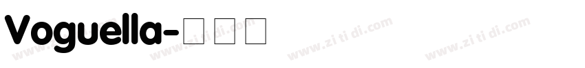 Voguella字体转换