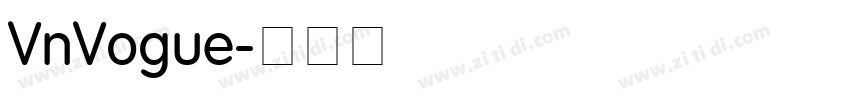 VnVogue字体转换