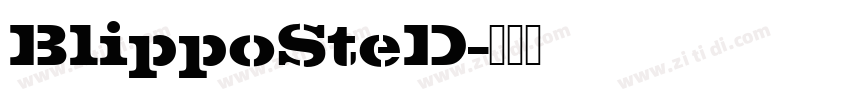 BlippoSteD字体转换