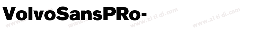 VolvoSansPRo字体转换