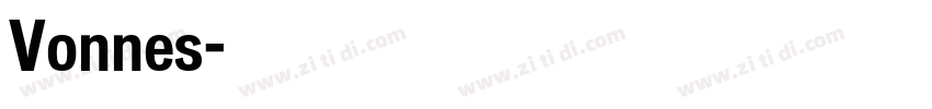 Vonnes字体转换