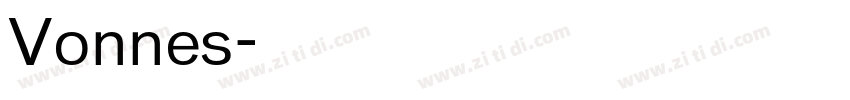 Vonnes字体转换