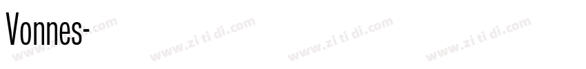 Vonnes字体转换