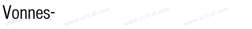 Vonnes字体转换