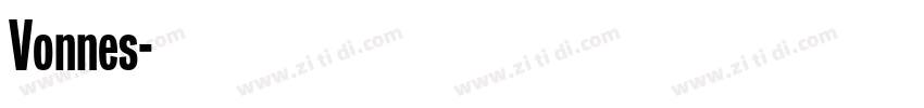 Vonnes字体转换