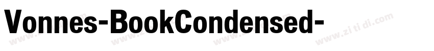 Vonnes-BookCondensed字体转换