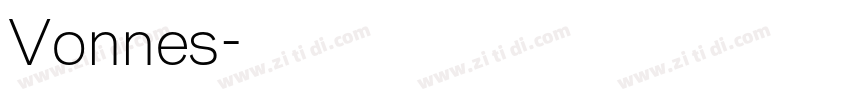 Vonnes字体转换