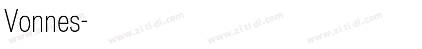 Vonnes字体转换