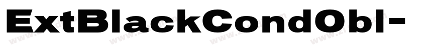 ExtBlackCond0bl字体转换