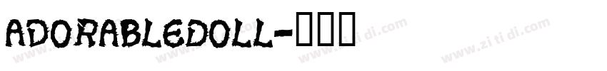 AdorableDoll字体转换
