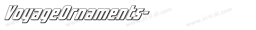 VoyageOrnaments字体转换