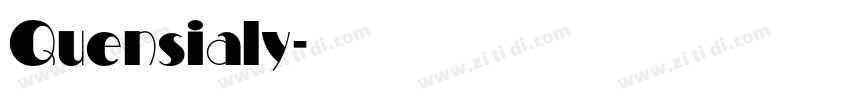 Quensialy字体转换