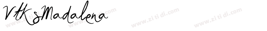 VtksMadalena字体转换