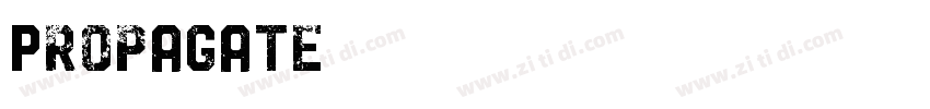 Propagate字体转换
