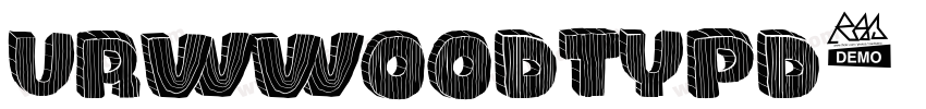 URWWoodTypD字体转换