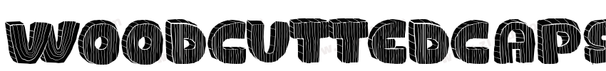 woodcuttedcapsFS字体转换