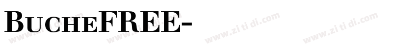 BucheFREE字体转换