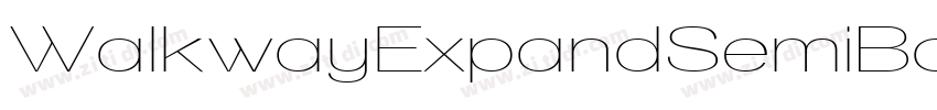 WalkwayExpandSemiBol字体转换