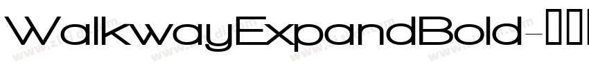 WalkwayExpandBold字体转换