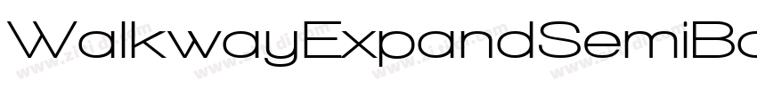 WalkwayExpandSemiBol字体转换