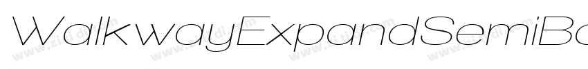 WalkwayExpandSemiBol字体转换