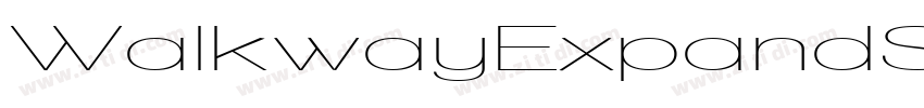WalkwayExpandSemiBol字体转换