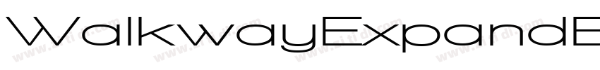 WalkwayExpandBold字体转换