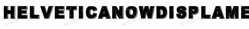 HelveticaNowDisplaMe字体转换