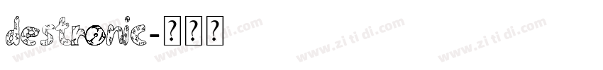 Destronic字体转换