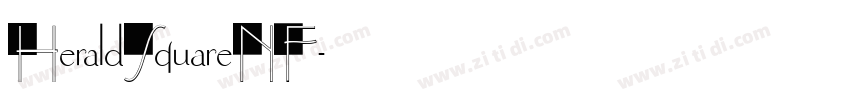 HeraldSquareNF字体转换
