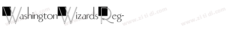 WashingtonWizardsReg字体转换