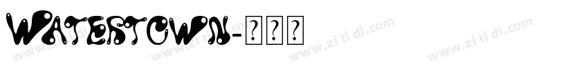 Watertown字体转换