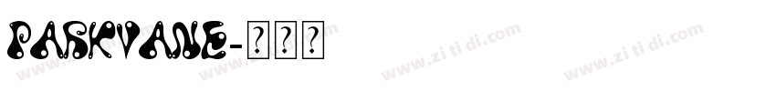 parkvane字体转换