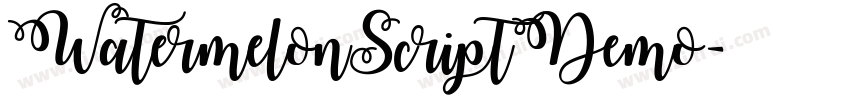 WatermelonScriptDemo字体转换