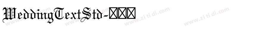 WeddingTextStd字体转换