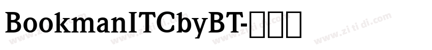 BookmanITCbyBT字体转换