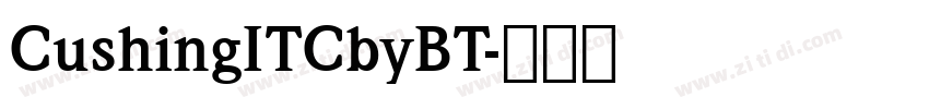 CushingITCbyBT字体转换