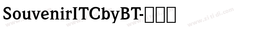 SouvenirITCbyBT字体转换