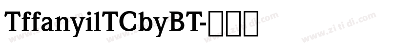 TffanyilTCbyBT字体转换