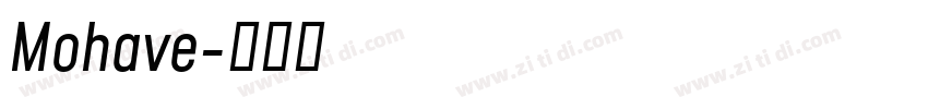 Mohave字体转换