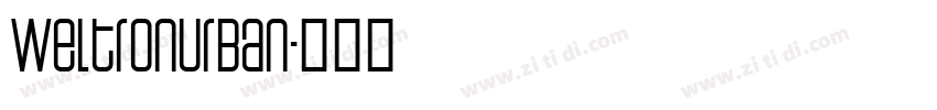 WeltronUrban字体转换