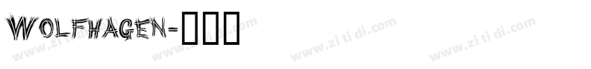 Wolfhagen字体转换