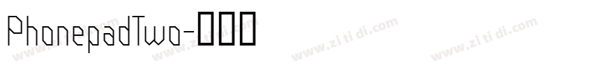 PhonepadTwo字体转换