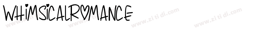 WhimsicalRomance字体转换