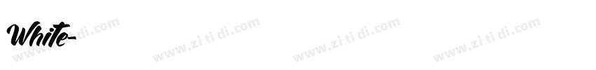 White字体转换