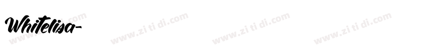 Whitelisa字体转换