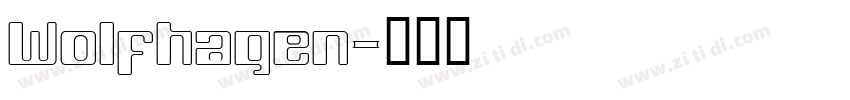 Wolfhagen字体转换