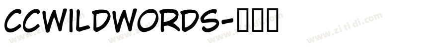ccwildwords字体转换